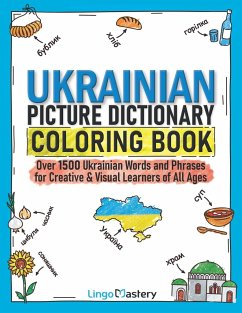 Ukrainian Picture Dictionary Coloring Book - Lingo Mastery