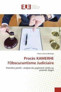 Procès KAMERHE l'Obscurantisme Judiciaire - Likonza Bolonga, Trésor