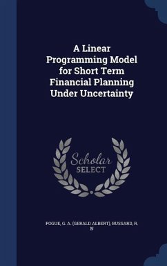 Cover A Linear Programming Model for Short Term Financial Planning Under Uncertainty