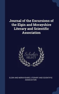 Cover Journal of the Excursions of the Elgin and Morayshire Literary and Scientific Association