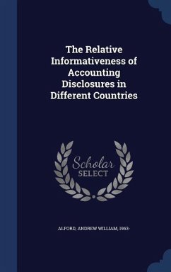 The Relative Informativeness of Accounting Disclosures in Different Countries - Alford, Andrew William