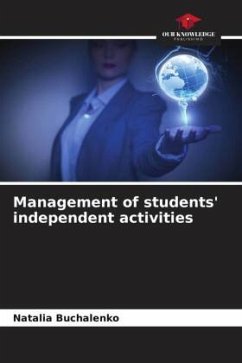 Management of students' independent activities - Buchalenko, Natalia