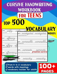 Cursive Handwriting Workbook for Teens - Daniel, Sasha