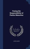 Facing the Responsibility of Paulus Manutius