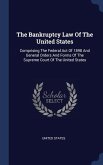 The Bankruptcy Law Of The United States