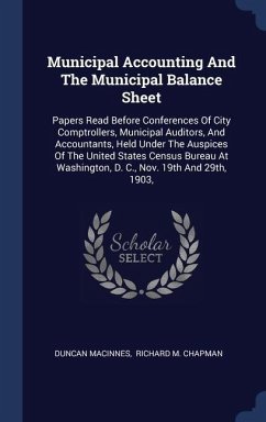 Municipal Accounting And The Municipal Balance Sheet - Macinnes, Duncan