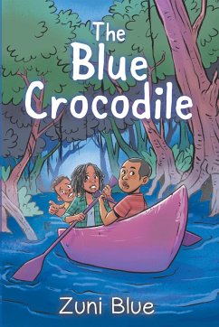The Blue Crocodile - Blue, Zuni