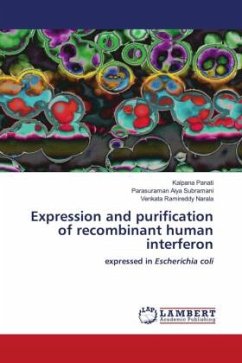 Expression and purification of recombinant human interferon