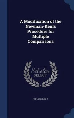 A Modification of the Newman-Keuls Procedure for Multiple Comparisons - Welsch, Roy E.