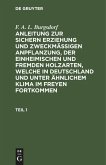 F. A. L. Burgsdorf: Anleitung zur sichern Erziehung und zweckmäßigen Anpflanzung, der einheimischen und fremden Holzarten, welche in Deutschland und unter ähnlichem Klima im Freyen fortkommen. Teil 1
