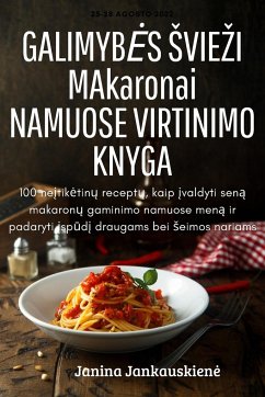 Cover GALIMYBES SVIEZI MAkaronai NAMUOSE VIRTINIMO KNYGA