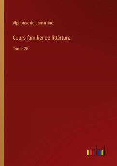 Cours familier de littérture