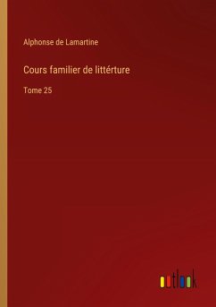 Cours familier de littérture