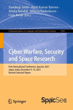 Cyber Warfare, Security and Space Research (eBook, PDF)