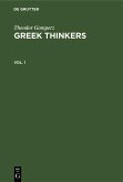 Theodor Gomperz: Greek Thinkers. Vol. 1 (eBook, PDF)