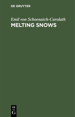 Cover Melting Snows (eBook, PDF)