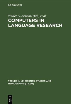Cover Computers in Language Research (eBook, PDF)