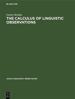 Cover The Calculus of Linguistic Observations (eBook, PDF)