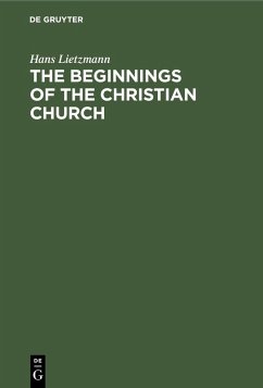 Cover The Beginnings of the Christian Church (eBook, PDF)