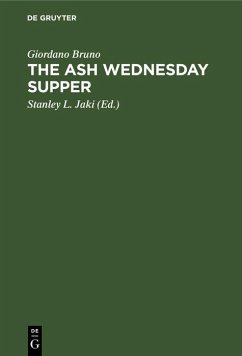 The Ash Wednesday Supper (eBook, PDF) - Bruno, Giordano