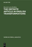 The Definite Article in English Transformations (eBook, PDF)