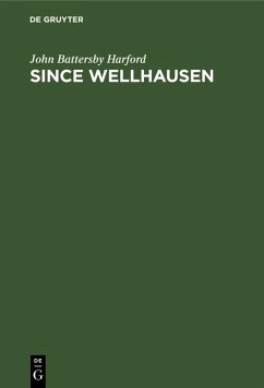 Cover Since Wellhausen (eBook, PDF)
