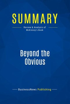Summary: Beyond the Obvious - Businessnews Publishing
