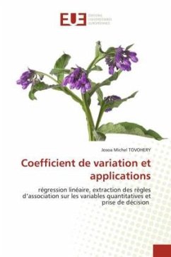 Coefficient de variation et applications - TOVOHERY, Josoa Michel