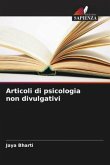 Articoli di psicologia non divulgativi