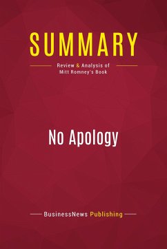 Summary: No Apology - Businessnews Publishing