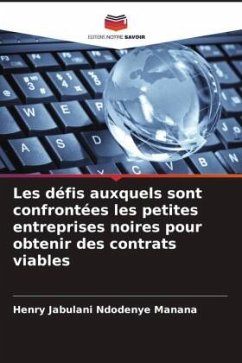 Les défis auxquels sont confrontées les petites entreprises noires pour obtenir des contrats viables - Manana, Henry Jabulani Ndodenye