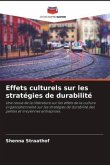 Effets culturels sur les stratégies de durabilité