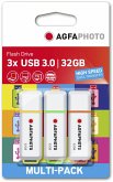 AgfaPhoto USB 3.2 Gen 1 32GB Color Mix MP3