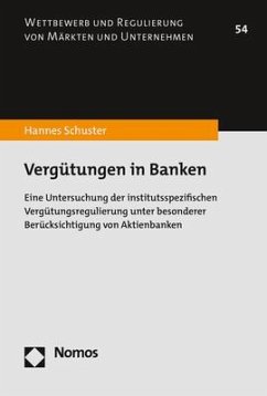 Vergütungen in Banken - Schuster, Hannes