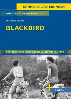 Blackbird von Matthias Brandt - Textanalyse und Interpretation (eBook, PDF) - Hasenbach, Sabine