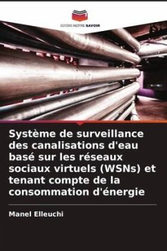 Système de surveillance des canalisations d'eau basé sur les réseaux sociaux virtuels (WSNs) et tenant compte de la consommation d'énergie - Elleuchi, Manel