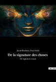 De la signature des choses