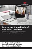 Analysis of the criteria of education teachers