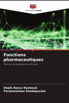 Fonctions pharmaceutiques - Rasheed, Shaik Harun;Kondapuram, Parameshwar