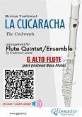 Alto Flute (instead Bass) part of "La Cucaracha" for Flute Quintet/Ensemble (fixed-layout eBook, ePUB)