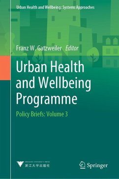 Cover Urban Health and Wellbeing Programme (eBook, PDF)
