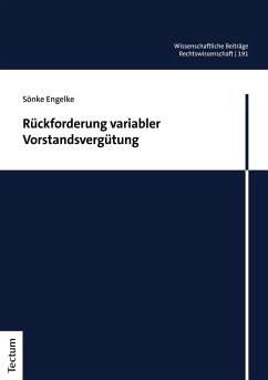 Cover Rückforderung variabler Vorstandsvergütung (eBook, PDF)