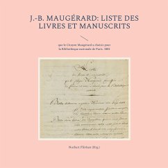 J.-B. Maugérard: Liste des livres et manuscrits (eBook, ePUB)