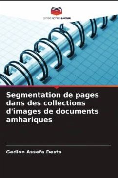 Segmentation de pages dans des collections d'images de documents amhariques - Desta, Gedion Assefa