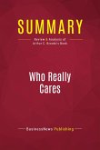 Summary: Who Really Cares