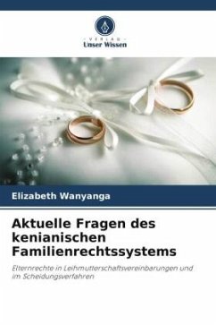 Aktuelle Fragen des kenianischen Familienrechtssystems - Wanyanga, Elizabeth