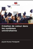 Création de valeur dans les systèmes universitaires