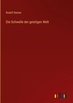 Cover Die Schwelle der geistigen Welt