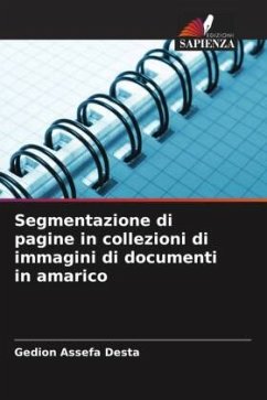 Segmentazione di pagine in collezioni di immagini di documenti in amarico - Desta, Gedion Assefa