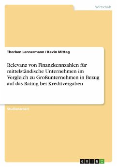 Relevanz von Finanzkennzahlen für mittelständische Unternehmen im Vergleich zu Großunternehmen in Bezug auf das Rating bei Kreditvergaben - Lennermann, Thorben; Mittag, Kevin